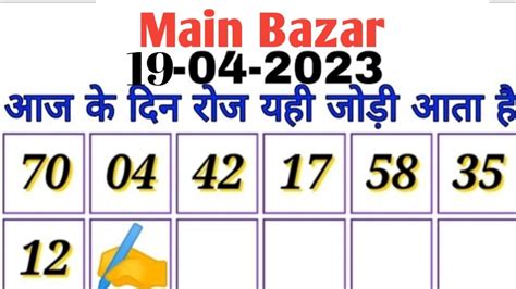 main bazar result today night|main matka bazar results today.